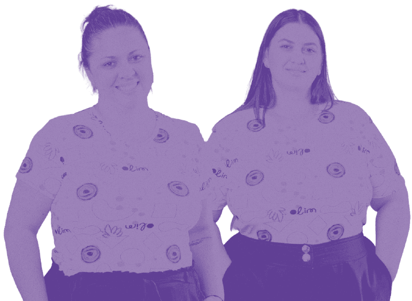Prof. Eduarda Siqueira e Prof. Marilene da Cunha